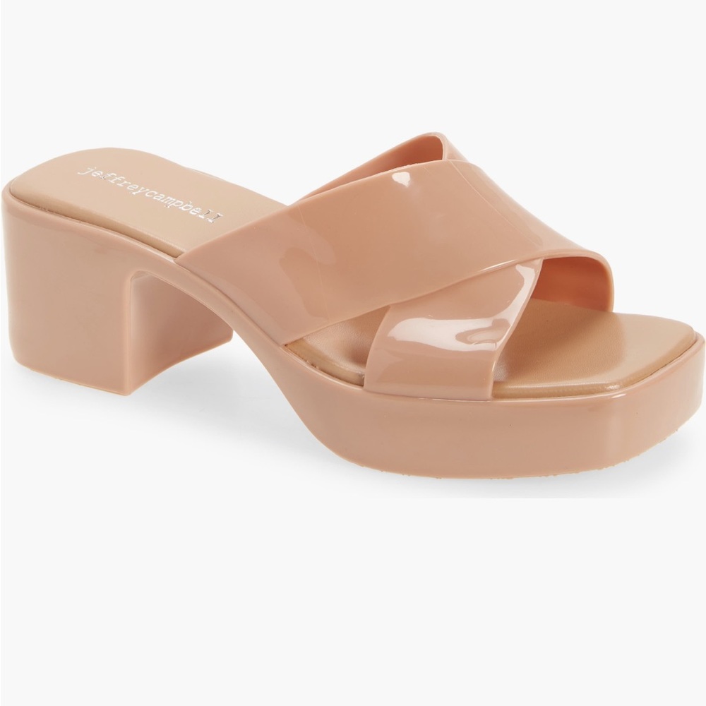 Jeffery Campbell bubblegum platform sandal